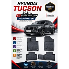 Solveks Hyundai Tucson 2021-..  Model Uyumlu 5d Araca Özel Oto Paspas Premium Serisi
