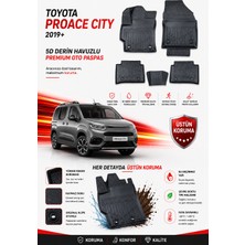 Solveks Toyota Proace Cıty 2024  Model Uyumlu 5d Araca Özel Oto Paspas Premium Serisi