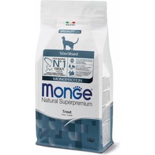 Monge Sterilised Tek Proteinli Alabalıklı Kısırlaştırılmış Kedi M