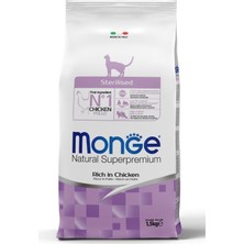 Monge Sterilised Tavuklu Kısırlaştırılmış Kedi Maması 1,5 Kg
