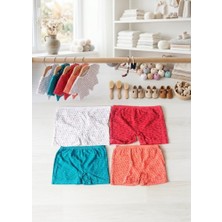 Stsahra  Kız Çocuk Renkli Pamuklu Boxer 4 ' Lü Paket