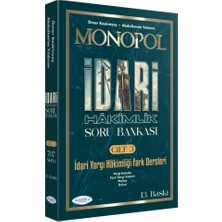 Monopol Yayınları Idari Hâkimlik Fark Dersleri Açıklamalı Soru Bankası 13. Baskı (Cilt-3)
