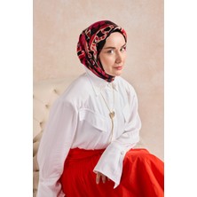 Silk Home Twill Ipek Desenli Eşarp 11531