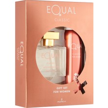 Equal Classic Kofre Kadın Parfüm Edt 75 ml + Deodorant 150 ml Hediyelik Seti Şık Tasarım