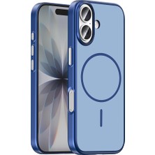 Alan Tech Apple iPhone 16 Kılıf M-Safe Şarj Özellikli Zore Lora Pc Kapak