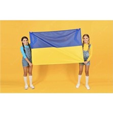Empressco Yüksek Kaliteli Ukrayna Bayrağı 100X150CM, Dekoratif ve Dayanıklı
