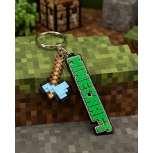 Goka 3D Craft Minecraft Elmas Balta 2'li Anahtarlık Seti - Özel Tasarım Oyuncu Aksesuarı