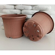 Empressco 40'lı Set Yuvarlak Saksı, 15X13 Cm, Dayanıklı ve Şık Tasarım