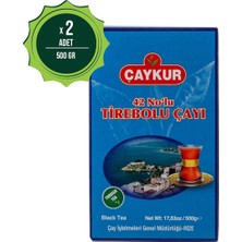 Çaykur 42 No'lu Siyah Çay 500 gr x 2 Doğal Yaprak Çay Kalitesi ile