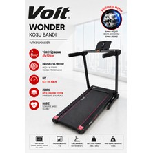 Voit Wonder Ev Tipi Koşu Bandı 2 Hp Brushless Motor 16 Km/h Katlanabilir Yürüyüş ve Koşu Bandı