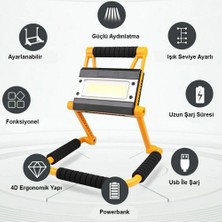 Çerçici 1300 Lümen Güçlü Aydınlatma WT-328 Güçlü Fener