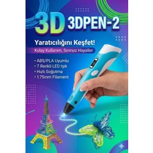 Çerçici Üç Boyutlu Yazıcı 3D Kalem Pen Printer