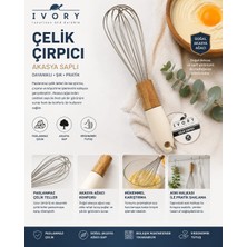 Ivory Çırpıcı Çelik Akasya Saplı M IVO-ME227