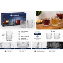 Paşabahçe Timeless Kulplu Çay ve Nescafe Fincanı Kupası 2'li