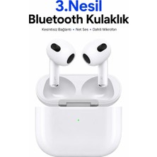 Ebotek 3. Nesil Android ve IOS İphone Uyumlu Yeni Nesil Kablosuz Mikrofonlu Bluetooth Kulaklık İphone Samsung Xiaomi Redmi Oppo Realme Tüm Modellere Uyumlu