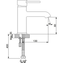 Newarc Minline Lavabo Bataryası 191521NEW