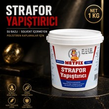 Metfix 1 kg Strafor Yapıştırıcı Su Bazlı Solvent İçermeyen Polistiren Kaplamalar için