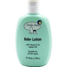 Natifa Baby 250 ml Bebek Bakım Losyonu Jojoba Yağı ve E Vitamini ile Yumuşak Cilt İçin