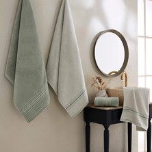 Taç Yeni Sezon Pure Cotton Pamuk Hamam Seti Linia Taş-Adaçayı