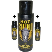 No7trend Bonie Hot Rhino 3 Adet Bay Bayan Erotik Masaj Yağı 60 ml