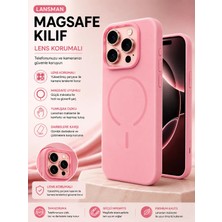 Jolita iPhone 14 / 15 Plus Premium Magsafe Lansman Kılıf Kamera Korumalı Mat Silikon Kapak