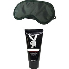 No7trend Bonie Uyku Bandı - Göz Maskesi + Playboy Lubricant Jel
