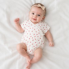Caramell Love Maxx Kalpli Kruvaze Müslin Bebek Romper/zıbın