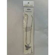 Stainless Steel Çelik Anka Kuşu Figürlü Kolye