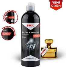 Smx Ultra Silikon Jel Lastik Parlatıcı 500 ml ( Suya Dayanıklı ve Uzun Süre Kalıcı ) + 🎁 Hediye Lastik Parlatma Aplikatörü, Hazneli Siyah Renk