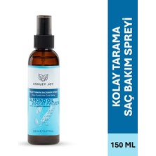 Ashley Joy Vegan Çift Fazlı Besleyici Saç Bakım Spreyi 150 ml Tüm Saçlar İçin Onarıcı Etki