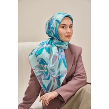 Silk Home Twill Ipek Desenli Eşarp 11513
