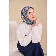 Silk Home Twill Ipek Desenli Eşarp 11514
