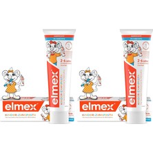 Elmex Junior Çocuk Diş Macunu 2-6 Yaş 75 ml 2'li Set – Diş Çürümesine Karşı Koruma