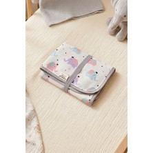 Hamur Bebek Bakım Örtüsü Çift Taraflı Yenidoğan Alt Açma Değiştirme 40x70 cm Süngerli Ped