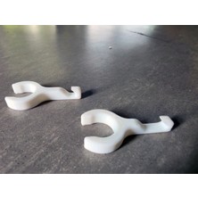 Atölye Matris Vantilatör Teli Montajlı Buz Kaseti Tutucu 3 Adet. Sadece Mandal Aparatı. Buz Kaseti Içermez. 3D Baskı Pla Plastik