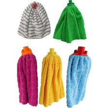 Color Lider 2 Adet Mikrofiber ve Havlu Mop Vileda Tipi Paspas Ucu