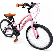 CESA BİSİKLET Cesa Bisiklet Cesa Bike Classic 20 Jant Vitesli Bisiklet Shimano 6-10 Pembe Çocuk Bisikleti