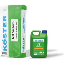 Köster NB Sistem Kristalize Su Yalıtım Harcı 1 Çift Dış Mekan ve İç Mekan Uyumlu Malzeme