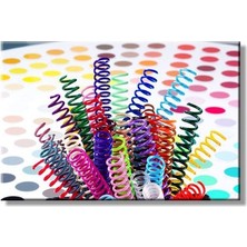 Mapicoil 8 mm Şeffaf Plastik Helezon Spiral 100 Lü (235 08 04) Fonksiyonel Ofis Ürünü