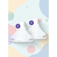 Lansinoh® Natural Wave Biberon Emziği Hızlı Akışlı Silikon (6 Ay+) 2'li Avantaj Paketi  (4 Adet Biberon Emziği)