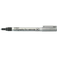 Artline 993XF Gümüş Renkli Keçeli Kalem 2,5 mm Uç Kalınlığı Sanat ve Hobi Çalışmaları İçin