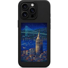 3gen Case iPhone 15 Pro Uyumlu Ikonik Desenler Serisi Lansman Kılıf Içi Kadife Kaplamalı Kamera Yükseltili
