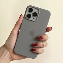Pronorth IPhone 15 PRO MAX Uyumlu Kılıf Logolu Lansman Soft Yumuşak Içi Kadife Silikon Kapak