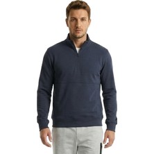 Sportive Nolan Zip Neck Erkek Antrasit Günlük Stil Sweatshirt 26YE0004-KGRI