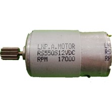 Pilsan Akülü Araba 12 Volt Motoru Dişlili 12V 10 Diş