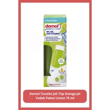 Domol Tuvalet Jeli Tüp Damga Jel Yedek Paket Limon 75 ml
