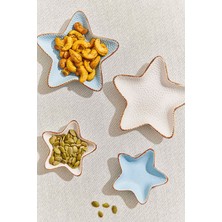 Paşabahçe Starfish Seramik Tabak S Mavi, 1 Adet
