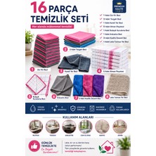 Gülnar Grup Premium Temizlik Bezi Seti 16 Parça