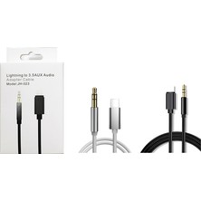 MAROOBLE Type-C ve Iphone To 3.5mm Aux Ses Kablosu Usb-C Aux Dönüştürücü Adaptör Kablo Telefon Araç Hoparlör Kulaklık Uyumlu
