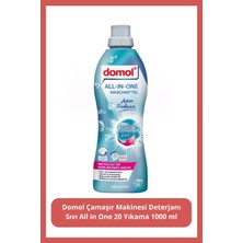 Domol Çamaşır Makinesi Deterjanı Sıvı All In One 20 Yıkama 1000 ml